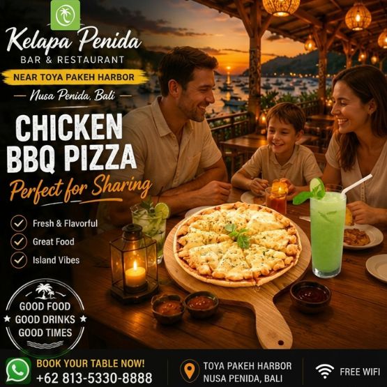 Chicken BBQ Pizza — Adonan Tipis Renyah, Ayam Panggang & Saus BBQ